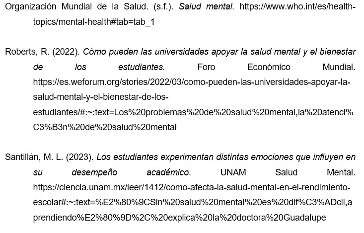 referencias informe 16